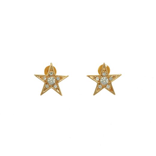 Mini star stud earrings